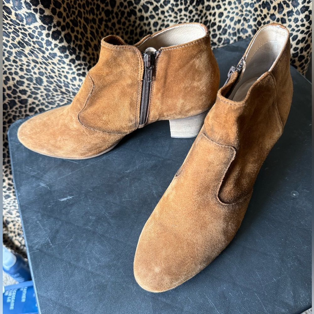 Ladies’ Brown Suede Ankle Boots